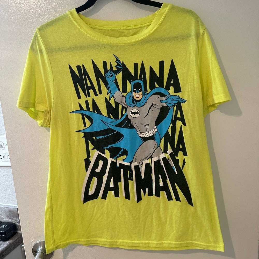 DC Comics Yellow Batman Logo Tee
